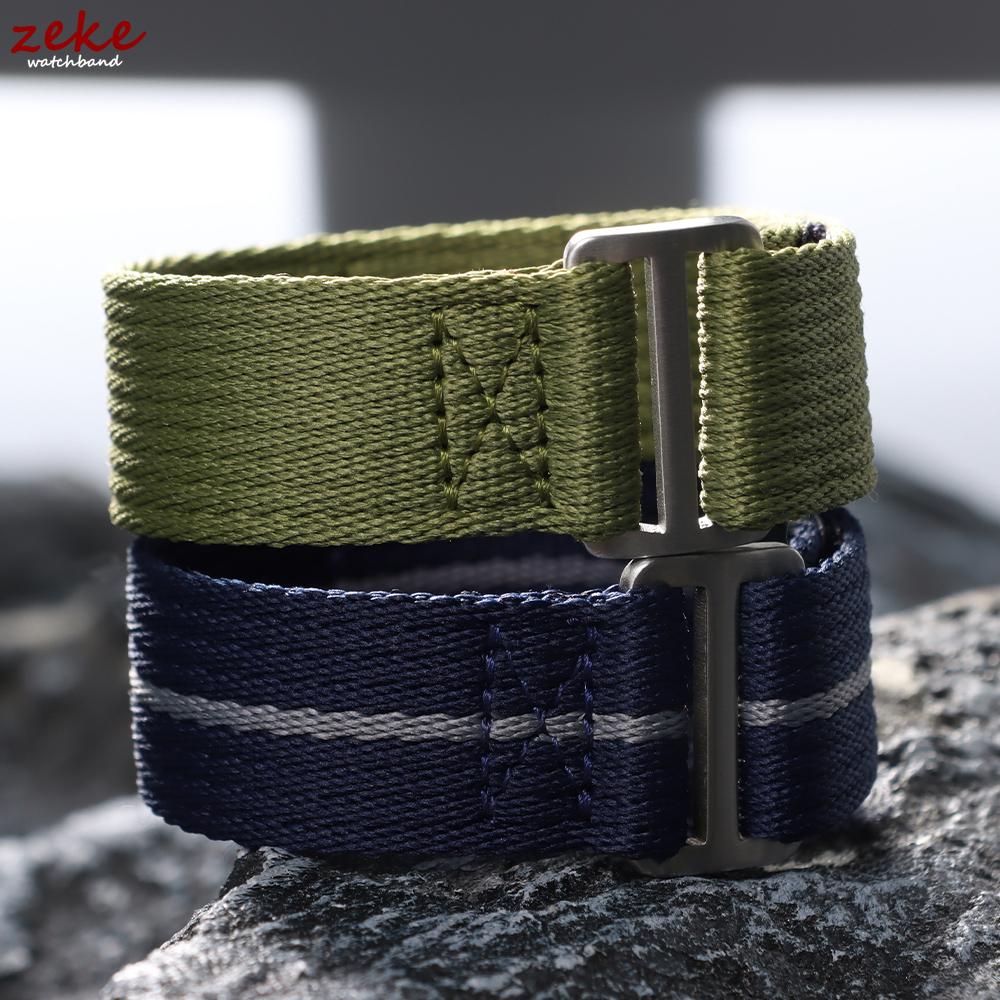 Hook Loop 22mm 20mm Nylon Watch Strap for Seiko for Tudor Breathable Fabric Canvas Wristband for Military Sports Men's Bracelets
