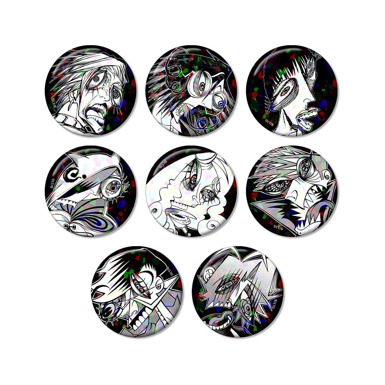 Junket Bank Trading Hologram Badges Box of 8