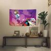 Kanye West Graduation Bear Wandteppich Hip Hop Cartoon Wandbehang Polyester Fan Merch Dekor für Schlafzimmer Wohnheim Dekor