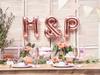 Foil Balloon Letter "P" Rose Gold 35