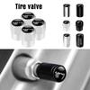 4pcs Metal Car Wheel Tire Valve Caps Stem Cover Car Accessories For Honda Fit Civic CRV Hrv CITY Accord CR-Z VTEC Vezel Insight