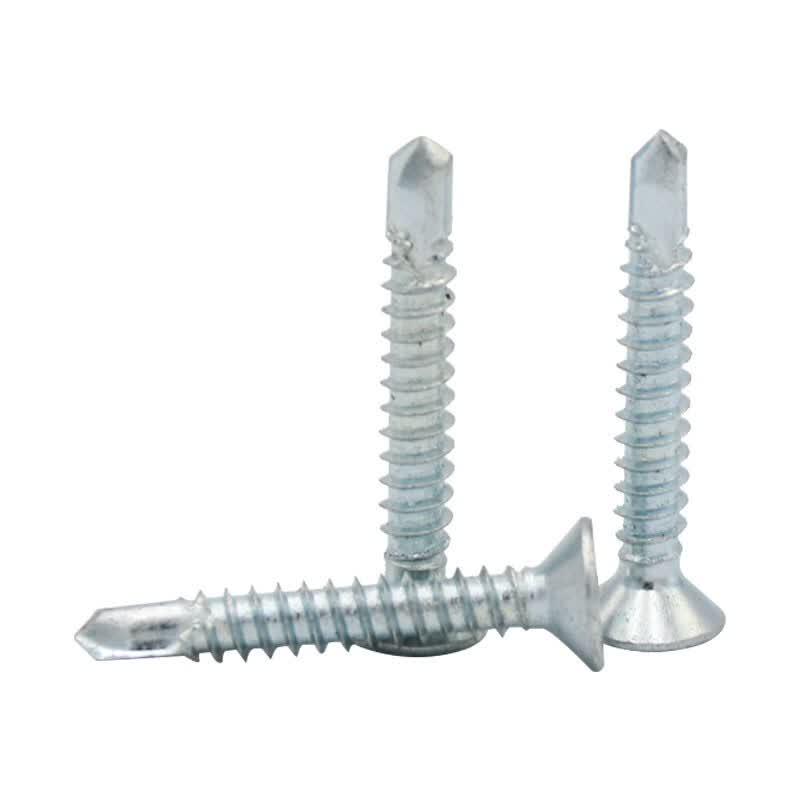 Galvanized Phillips Flat Head Self-Drilling Screws