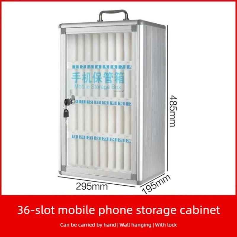 Cell Phone Safe Deposit Box Portable Phone Storage Box Transparent Restaurant Employee Storage Student Meeting Factory Locker
