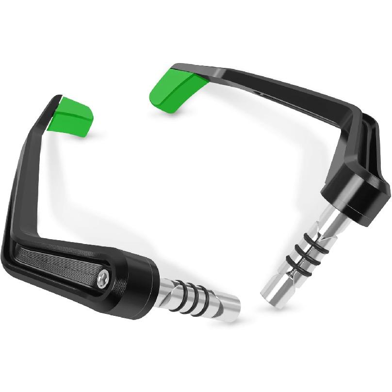 

Compatible with 7/8 22mm Brake Clutch Lever Guard CNC Aluminum Black Motorcycle Handlebar Levers Protector Accessories зелений