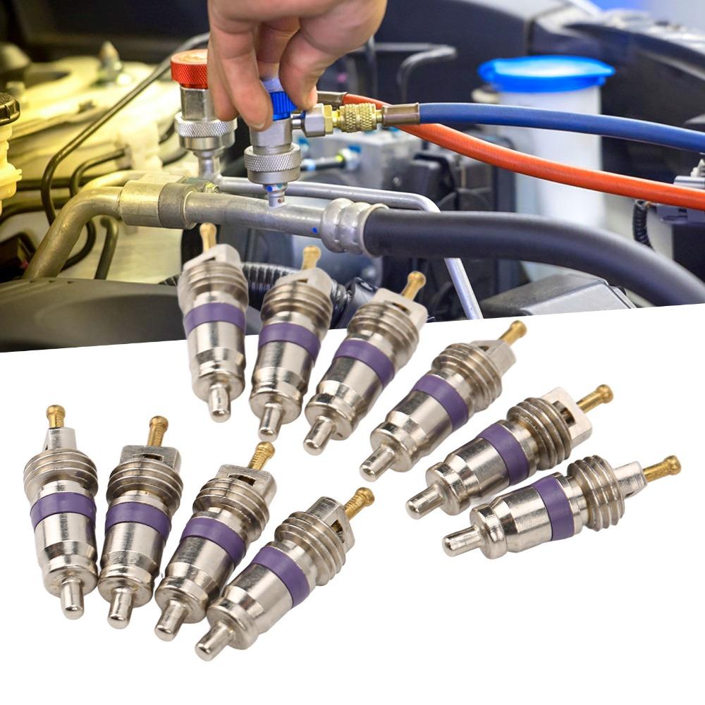 20PCS Multi Sizes Car Air Conditioning Valve Core Refrigerant Charging & Leak Repair
