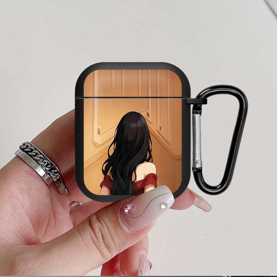 Beautiful Girl's Back View Case For Airpods Pro2 3 Pro 1 4 2 Pro3 Earphone Cases Cover