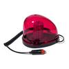EPTIS LED Rotating Vehicle Light, Magnetic Removable, Compatible with 12V/24V Cigarette Lighter Sockets, 2m Cable (Red)