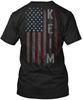 Keim Family Amerikansk flagga T-shirt Tillverkad i USA Storlek S till 5XL