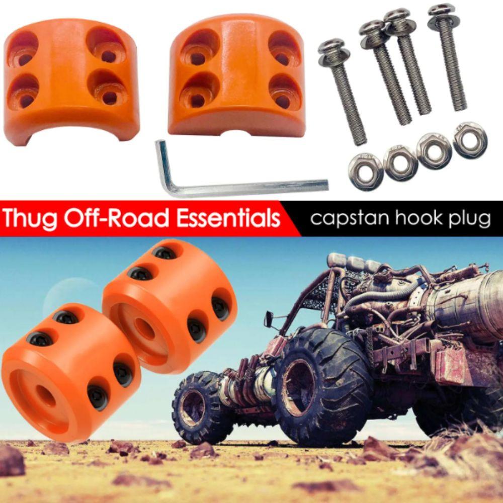 Metal Construction Winch Stopper Rubber Material Cable Line Saver Waterproof ATV Use