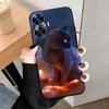 For Realme C55 Case Cool Black Soft Silicone TPU Bumper Protective Phone Case For OPPO  Realme C55 case Cover Fundas Shell Coque