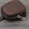 [Genuine Leather Key Pouch] Light Luxury Vintage Genuine Leather Key and Coin Pouch - Full-Grain Top-Layer Cowhide - Unisex Multi-Functional
