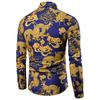 T-Shirt Bright Eye-catching Long Sleeve Good Creative Men for Parties