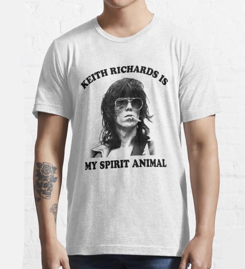 

Keith Richards Is My Spirit An*Mal T-Shirt Unisex Short Sleeve T-Shirt All Sizes Unisex T-Shirt XXXL