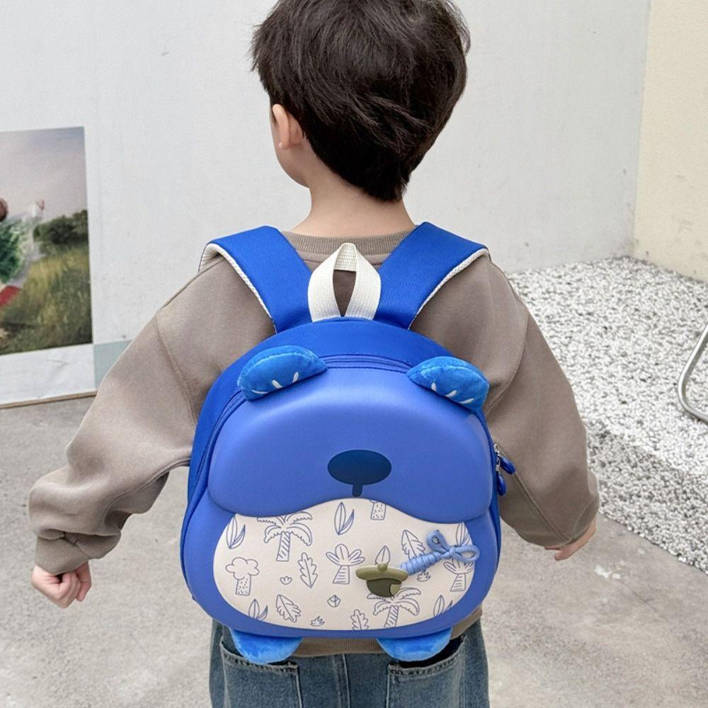 Oxford Cartoon Kids Backpacks Bear Toddler Daycare Bag Fashion Children's School Bag  Boys