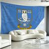 Sheffield Wednesday FC Owl Pattern Home Decor Tapestry, Wall Hanging, Decorative RV Wall Cloth.XGT0914543