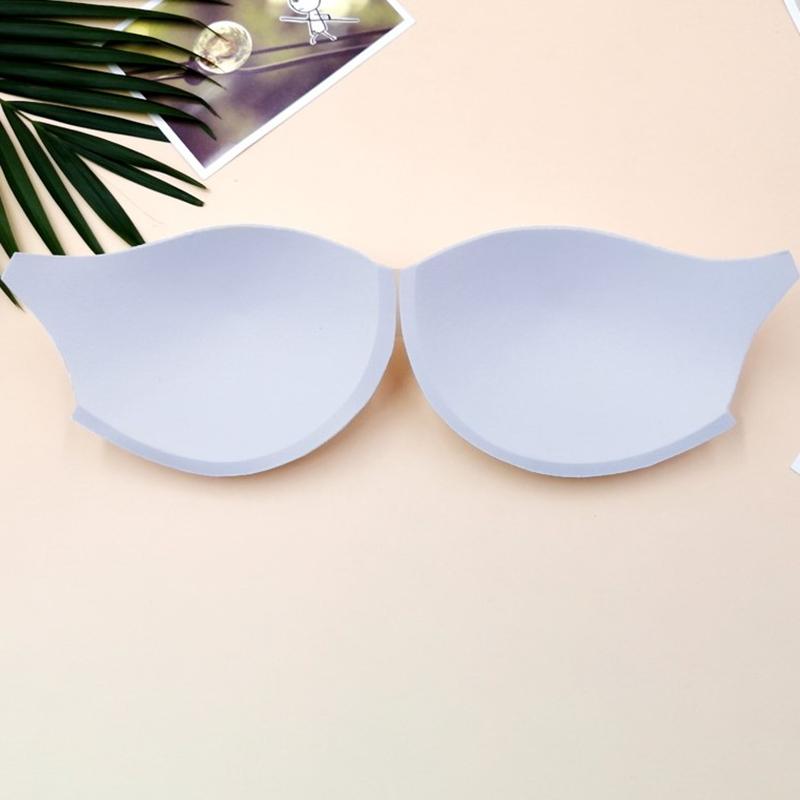 1 Paar schwarze oder weiße Einnäher-Pads, Push-Up-Badebekleidung, Kleid, Korsett, weicher Schaumstoff