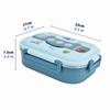 3 Compartment Leakproof Lunch Box With Soup Bowl Food Storage Container  For Office