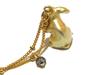 Palnart Poc Rabbit Necklace, "Lop-Eared Rabbit" - Cute Animal Accessory, Birthday Gift, Merchandise, Popular Women's Item