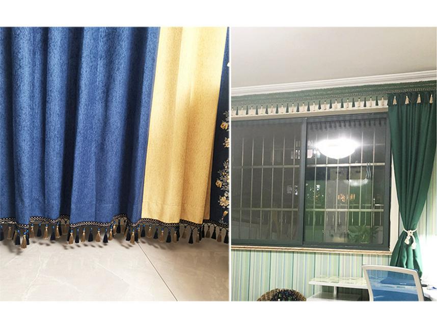 Lace Tassel Curtain Valance Beads & Hanging Balls - DIY Wedding Accessories