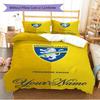 Name Custom Frosinone Calcio Pattern Bedding Set Quilt Cover Pillowcase Home Decor Gift (1 * duvet cover + 2 * pillowcase, without core)