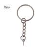 20Pieces for Key Chain Rings with Jump Rings Screw Eye Pins Keychain for Connect