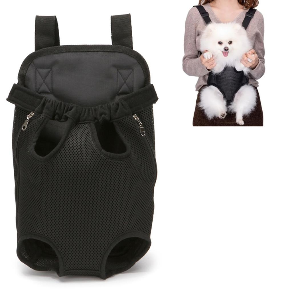 Pet Carrier Backpack Adjustable Legs Out Easy Fit Hands Free Soft Breathable Pet Front Carrier Pack