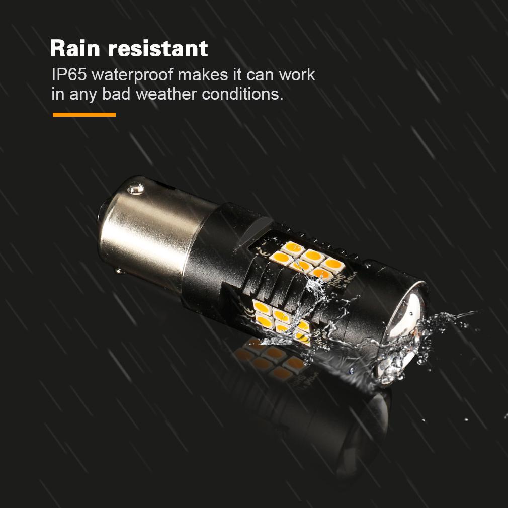 2ks 1200LM 1156 BAU15S LED žárovka Auto mlhové světlo Zadní Hnací světlo DRL Auto směrovka Zpětná světla 6000K 3030 21SMD 12V