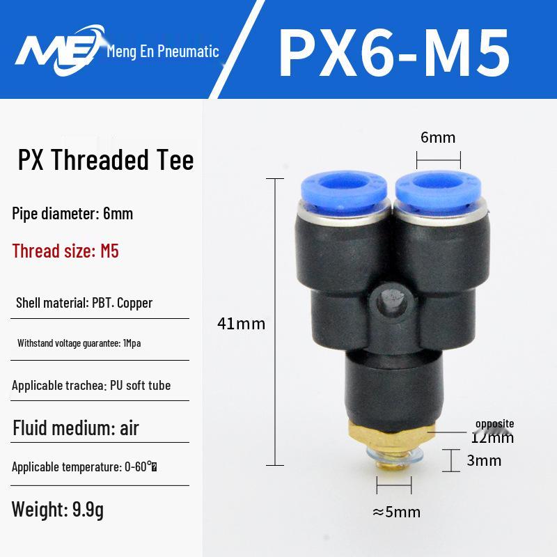 Copper Corrosion-Resistant Pneumatic Quick Connector Fitting for Air Compressors