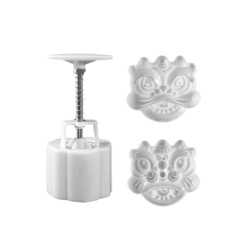 50g National Trend Awakening Lion Mooncake Mold Set