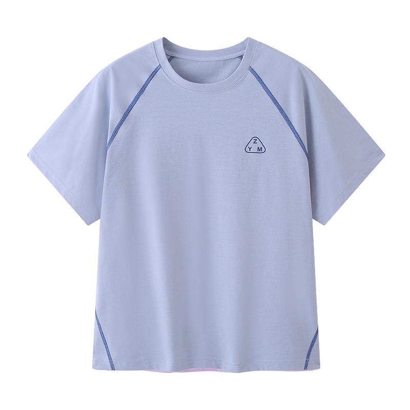 Quick-Dry Youth Short Sleeve T-shirt for Boys & Girls – Casual Cooling Summer Sportswear 140cm