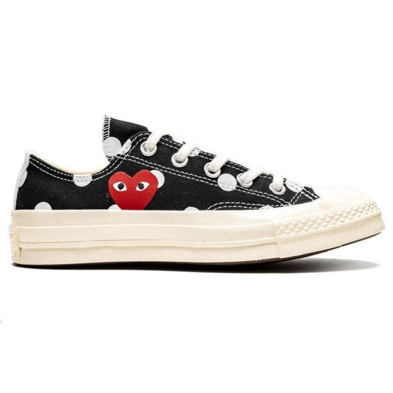 Converse Chuck Taylor All Star 70 Ox Comme Des Garcons Play Polka Dot Black Canvas Unisex