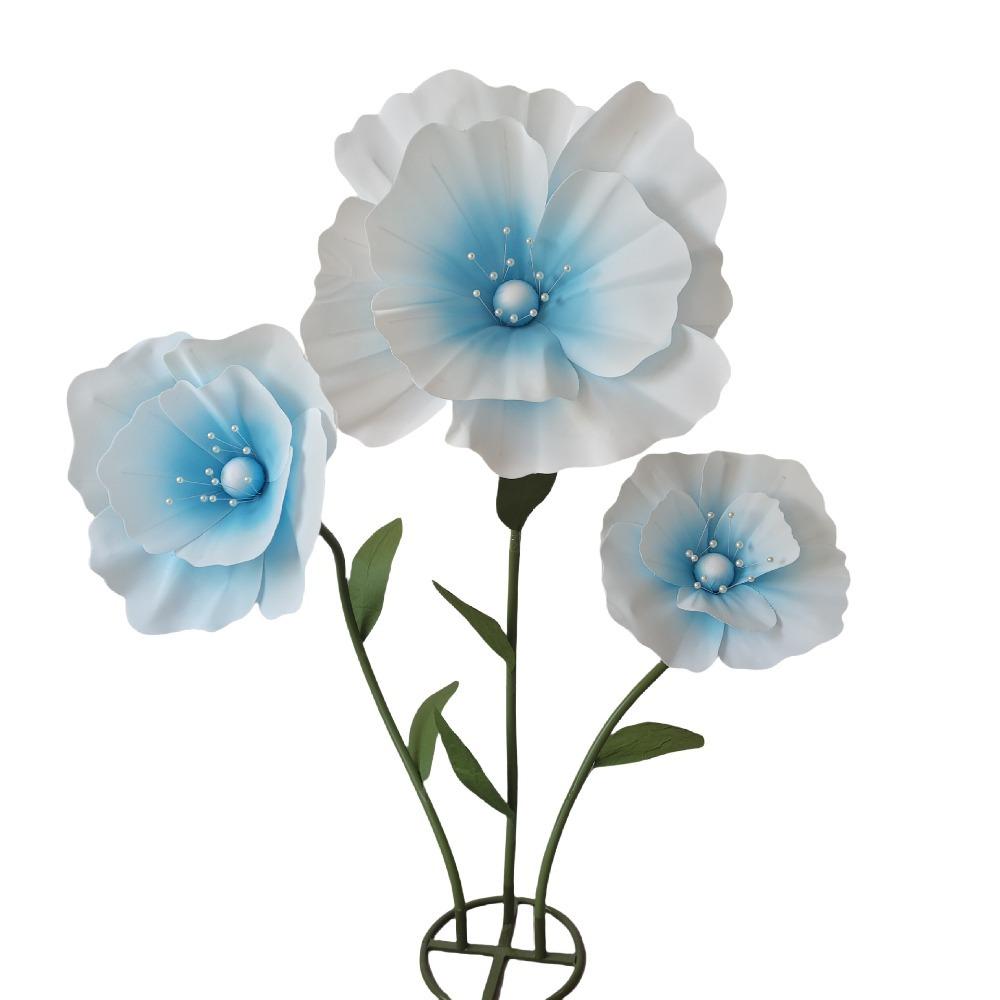 40cm Artificial Corn Poppy Giant Large Flower Fashion Background Fake Flowers  Garden