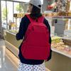 Student Schoolbag Women's Large Capacity Solid Color Backpack