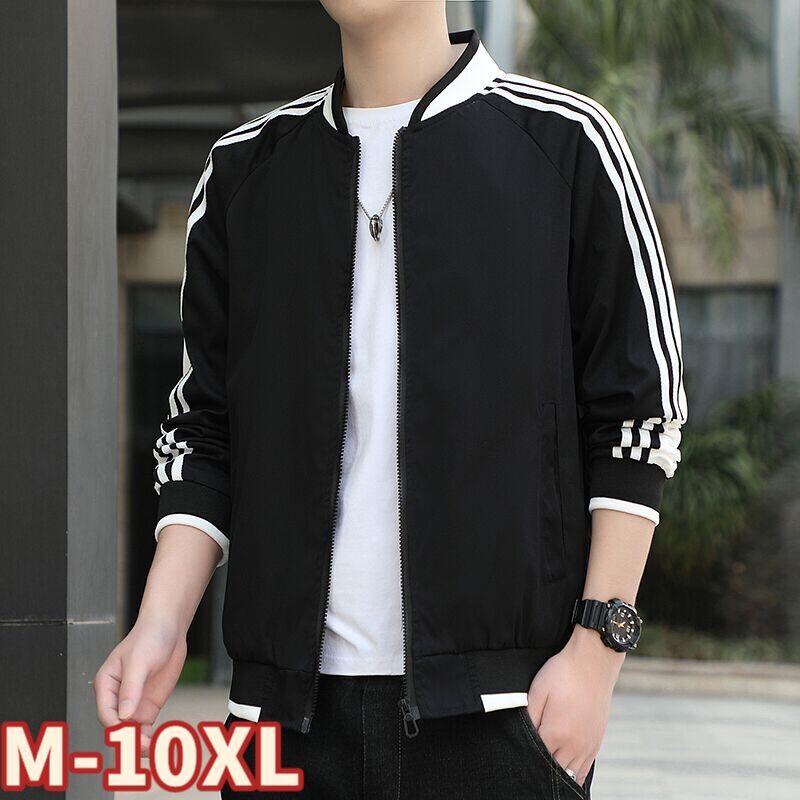 Jacket Men 'S Baseball Collar Fashion Sports Top Men 'S Large Size Casual Stand Collar Men 'S Jacket