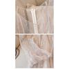 Plus Size Damen Sommermode Neues Mesh-Kittelkleid Unterrock-Set
