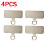4/1Pcs Metal Phone Lanyard Gasket Patch Ultra Thin Mobile Phone Case Sling Rope Card Clip Snap Strap Hang Cord Tab Universal