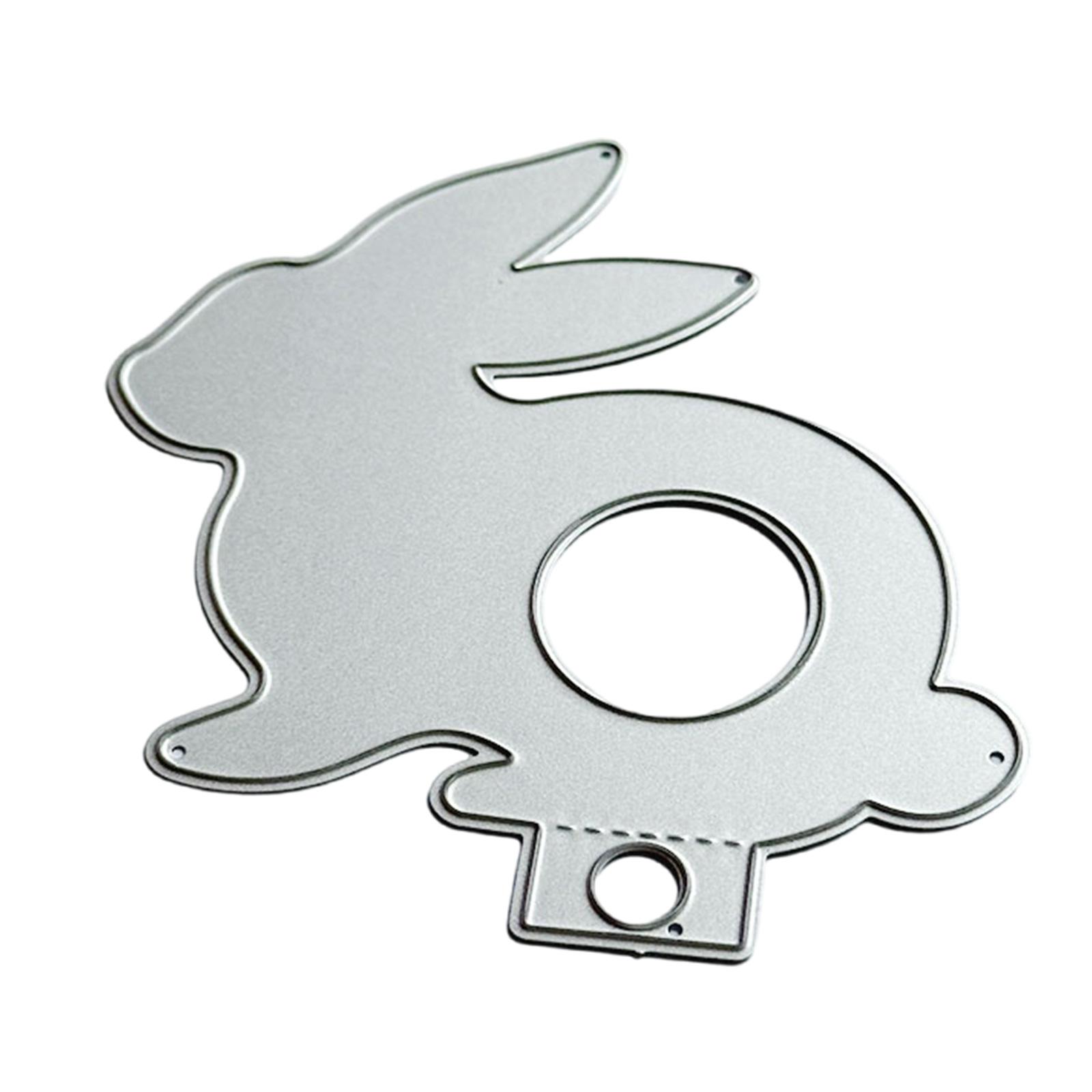 

Animal Rabbits Shape Die Cut Metal Embossing Templates Carbon Steel Cutting Dies for Card Making Scrapbooking Packaging