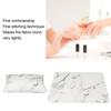 2pcs Aluminum Alloy Holder Nail Art Pillow PU Leather Nail Arm Rest Pillow  For Nail Tech
