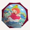 Spirited Away Automatic Folding Umbrella with Sturdy Iron Frame, Portable Compact Travel Umbrella All-Season Use Parties 0807059