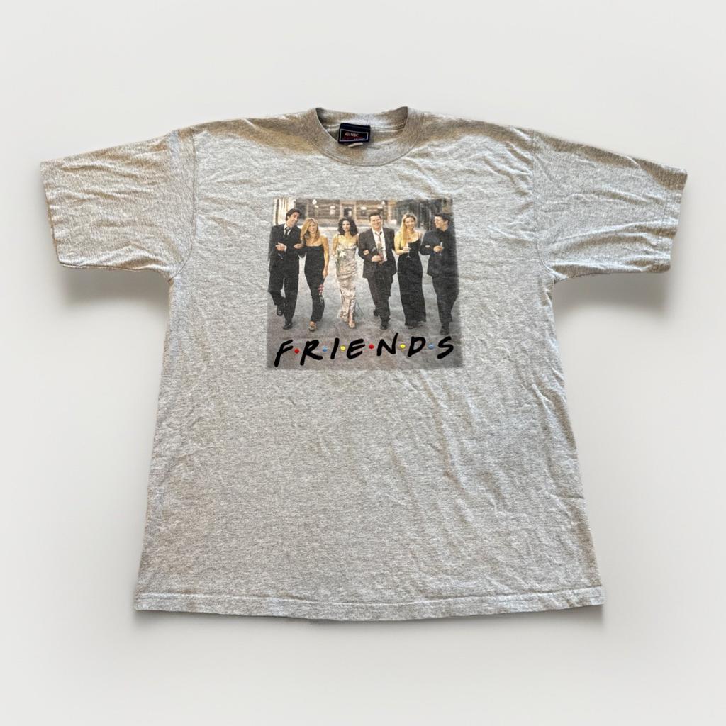 Vintage Friends TV Show Shirt Mens XL NBC Experience Wedding Day 90s Gray