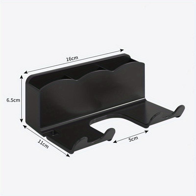 Wall Mounted Hair Dryer Holder for Bathroom Shelf Without Drilling Plastic Hair Dryer Stand Bathroom Organizer