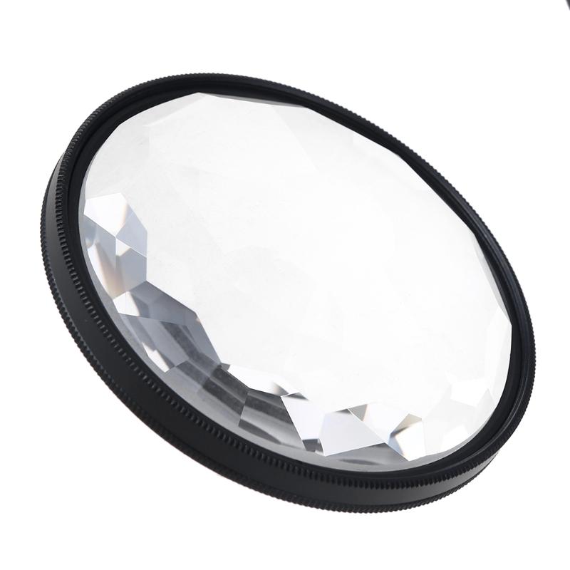77mm Filter Colorful Prism Kaleidoscope Prism Variable Number Of Shooting Objects Gourmet Effect Wedding Slr
