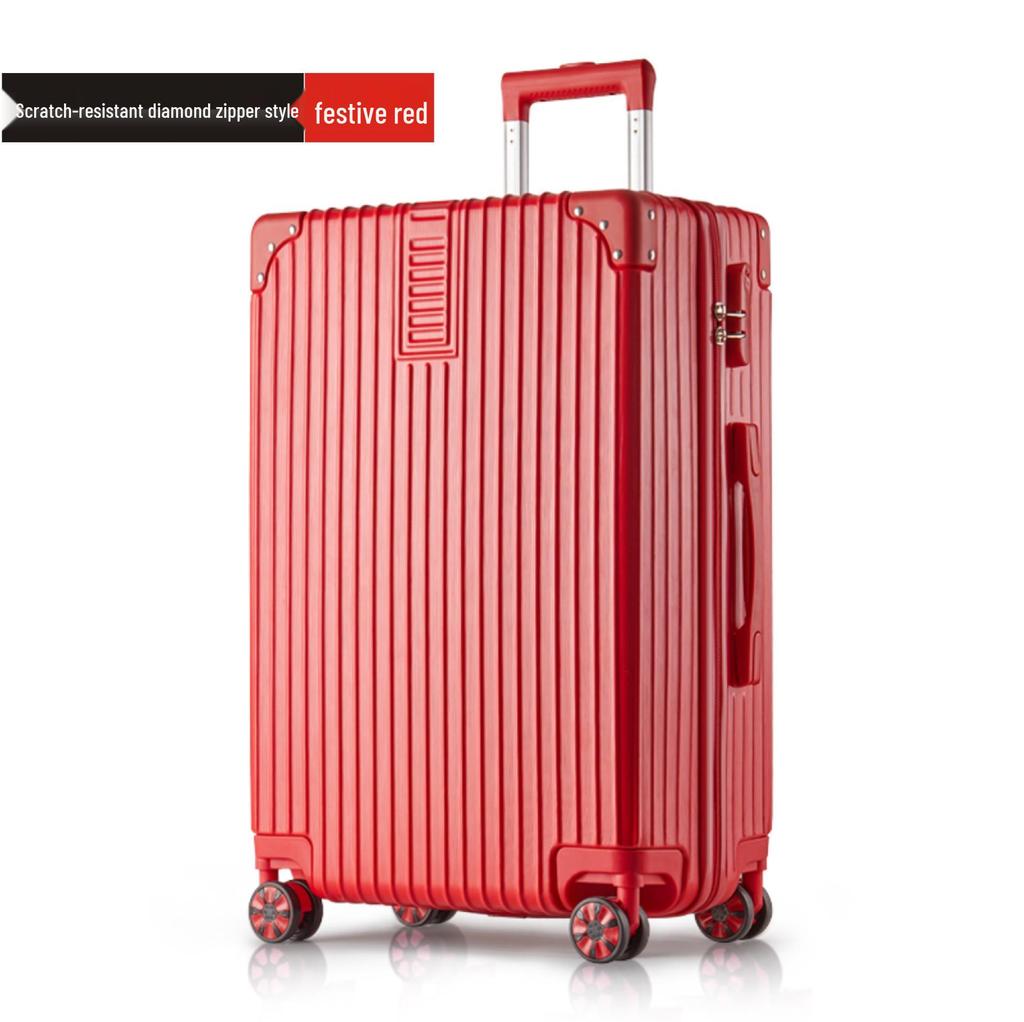 Aluminum Frame Luggage with Universal Wheels: 20", 24", 26" & 28" Carry-On Options for Students & Travelers