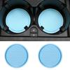 Soft and Flexible 2Pcs Car Cup Coaster Texture Soft Glue Anti slip Holder