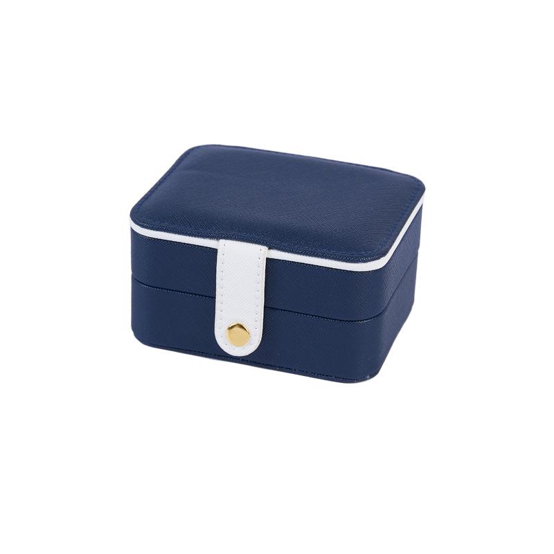 Mini Exquisite Jewelry Storage Box with Mirror for Earrings, Rings, Bracelets, & Ornaments