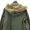 Armani Exchange Military Faux Fur Mod Coat L Khaki Women Used