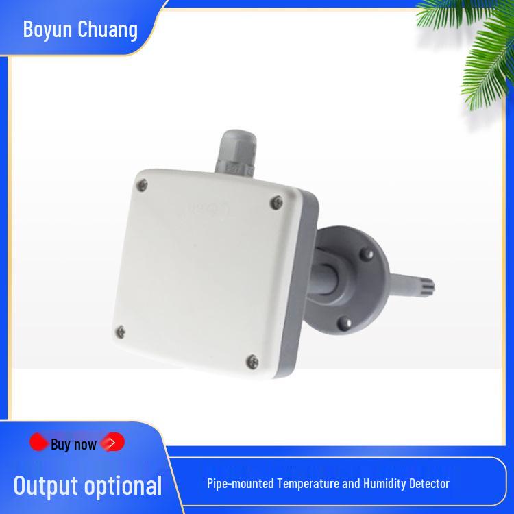 Duct Temperature & Humidity Transmitter | Pipe Analog RHT Sensor for Humid Areas No
