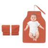 Multi-Functional Diaper Pad Travel Portable Baby Changing Pad Stowable Waterproof Corduroy Changing Pad Bag Solid Color