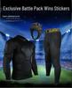 Thick Long Sleeve Goalkeeper Jersey Set with Knee Pads, Elbow Pads, and Helmet Armor