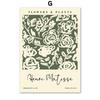 Matisse Abstract Flower Woman Posters Museum Wall Art Print Canvas Painting Sage Green Trendy Wall Pictures Living Room Decor